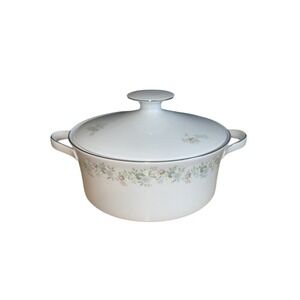 Schönwald Bavaria Germany Porcelain Floral‎ Casserole Dish With Lid